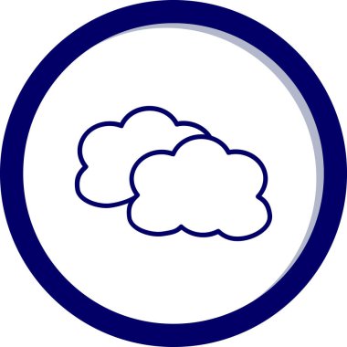 bulut simgesi simgesi tasarımı