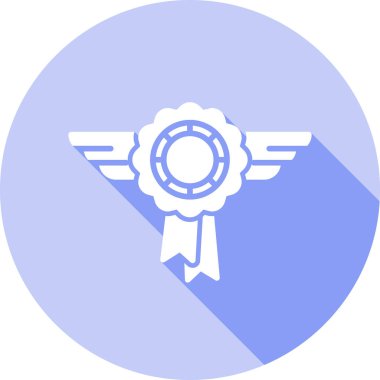 Rozet. Web simgesi basit illüstrasyon