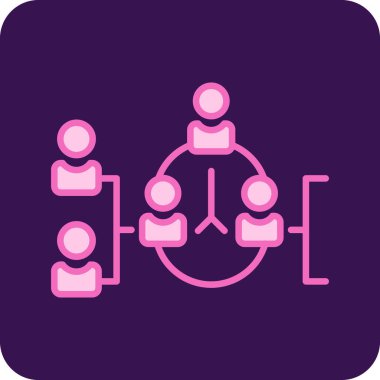 vektör simgesi, insanlarla birlikte insanlar