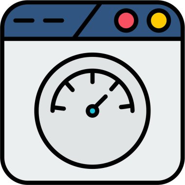 Çamaşır Makinesi. Web simgesi