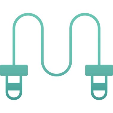 kablo vektör simgesi modern illüstrasyon