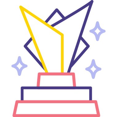 Ödül kupa simgesi ödül özeti kategorisinde