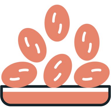 Yumurta. Web simgesi basit illüstrasyon