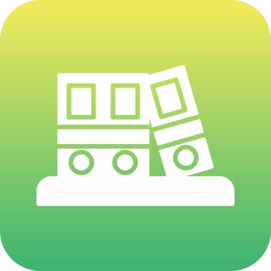 Eşsiz eşitleyici çizgi vektör simgesi