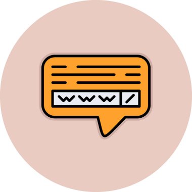 konuşma kabarcığı vektör çizimi