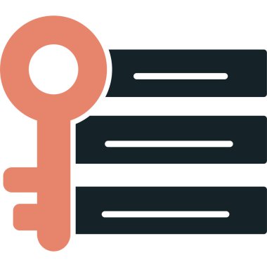 veri belgesi düz simgesi