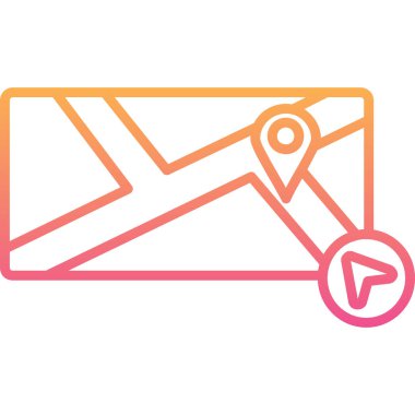 Posta simgesinin vektör illüstrasyonu