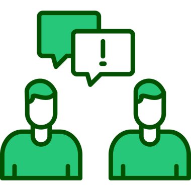 konuşma sohbet simgesi vektör illüstrasyon tasarımı