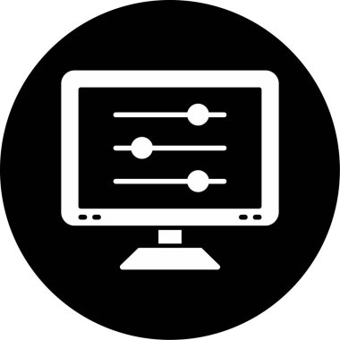 seo modern simgesinin vektör illüstrasyonu