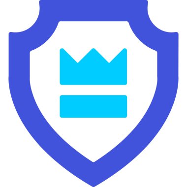 Kalkan. Web simgesi basit illüstrasyon