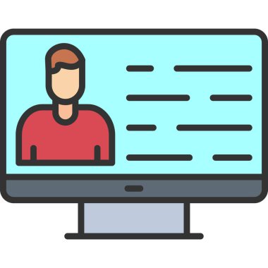 Online eğitim. Basit tasarım