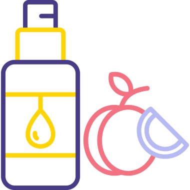 şişe suyu ikonu vektör illüstrasyonu