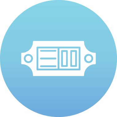 Dosya. Web simgesi basit illüstrasyon