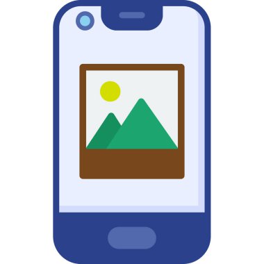 fotoğraf makinesi ve fotoğraf vektörü ile resim