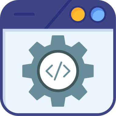 Geliştirme web geliştirme simgesi - taslak biçimi