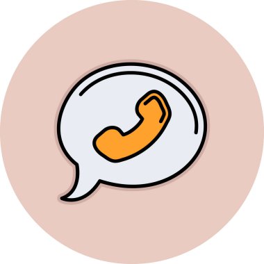 sohbet simgesi ile konuşma balonu iletisi