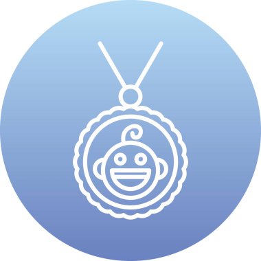 Benzersiz maymun vektör simgesi