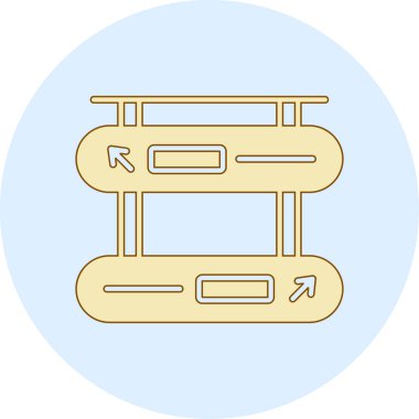 Modern b 'nin vektör illüstrasyonu inşa simgesinden yoksun