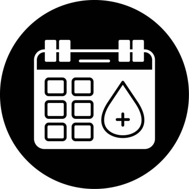 Modern b 'nin vektör çizimi tıbbi simge eksikliği