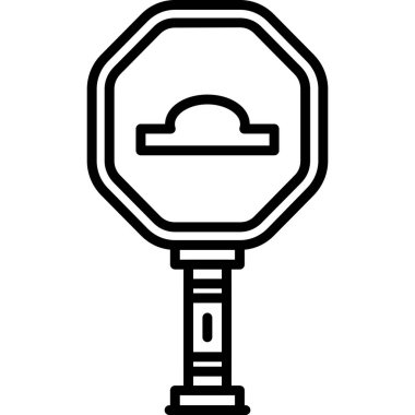 golf. Web simgesi basit illüstrasyon