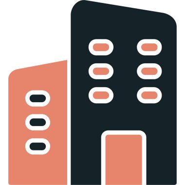 Otel ikonu. vektör illüstrasyonu