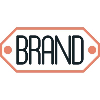 ilk harf marka logo tasarım vektörü