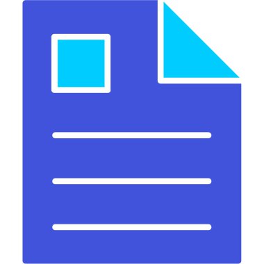 Dosya. Web simgesi basit illüstrasyon