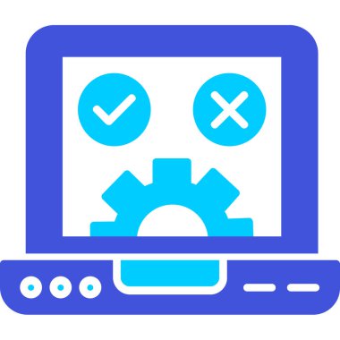 bilgisayar izleme simgesi, vektör illüstrasyonu