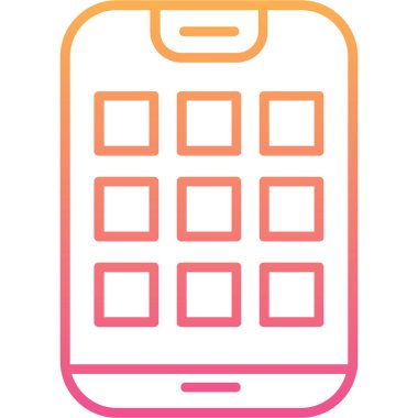 hesap makinesi web simgesi illüstrasyonu