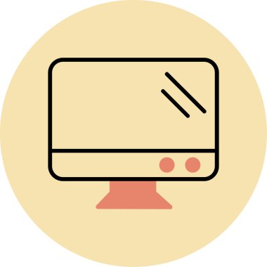 bilgisayar simgesi vektör illüstrasyonu