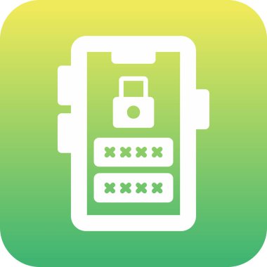 parola kodu vektör illüstrasyonu