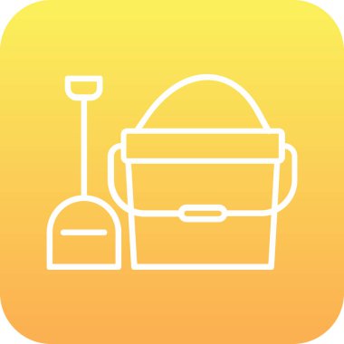 Modern bir simgenin vektör illüstrasyonu