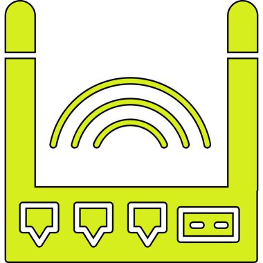 Kişisel bilgisayarın bir simgesinin gösterimi
