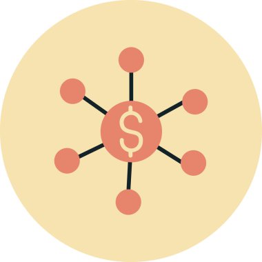 şebeke. Web simgesi basit illüstrasyon
