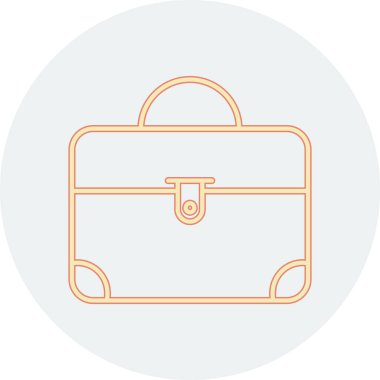 çanta simgesi vektör illüstrasyonu