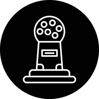 vektör bowling simgesi illüstrasyonu