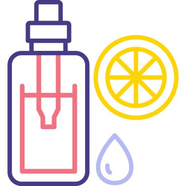 İç bakalım. Web simgesi basit illüstrasyon