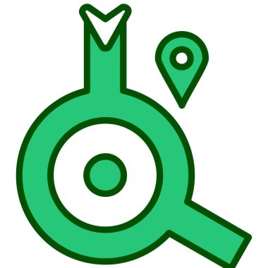 konum haritası simgesi simgesi