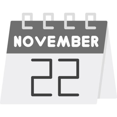 Takvim 20 - Aralık 2 - düz illüstrasyon