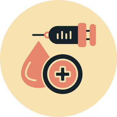 kan bağışı vektör simgesi