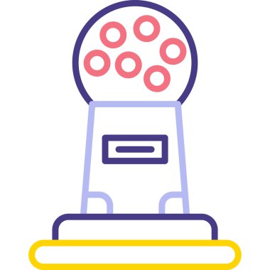 Modern simgenin vektör illüstrasyonu