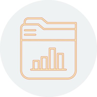 grafik simgesinin vektör illüstrasyonu