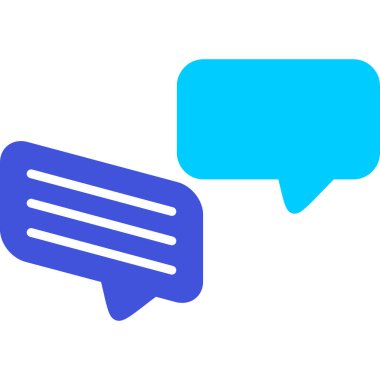 konuşma kabarcığı vektör çizimi