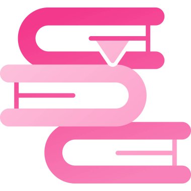 Pembe kurdele vektör çizim