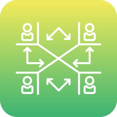 seo modern simgesinin vektör illüstrasyonu