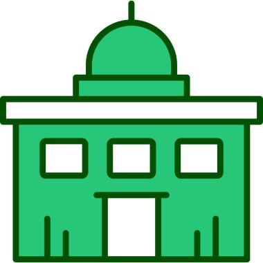 Cami. Web simgesi basit tasarım