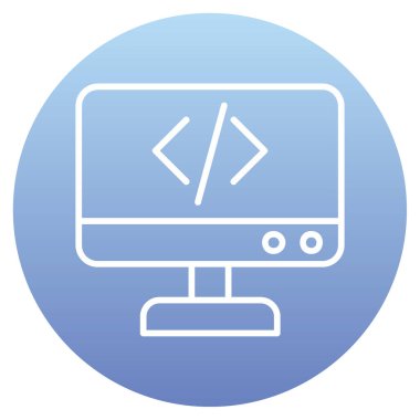 bilgisayar simgesi vektör illüstrasyonu