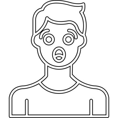 Maskeli ve virüslü adam