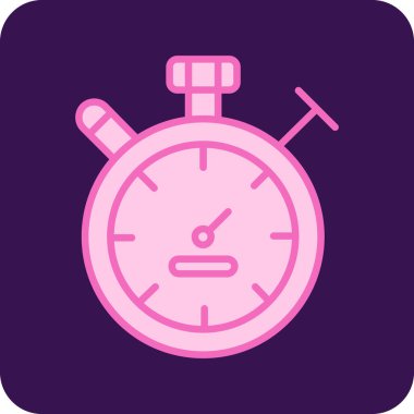 Alarm saat simgesi, ana hat vektörü