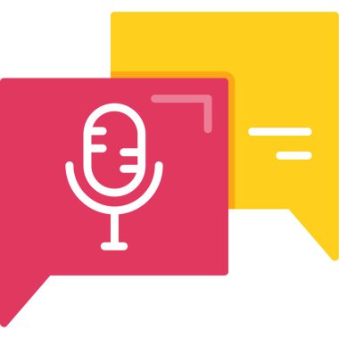 Sohbet simgesi vektör illüstrasyonu